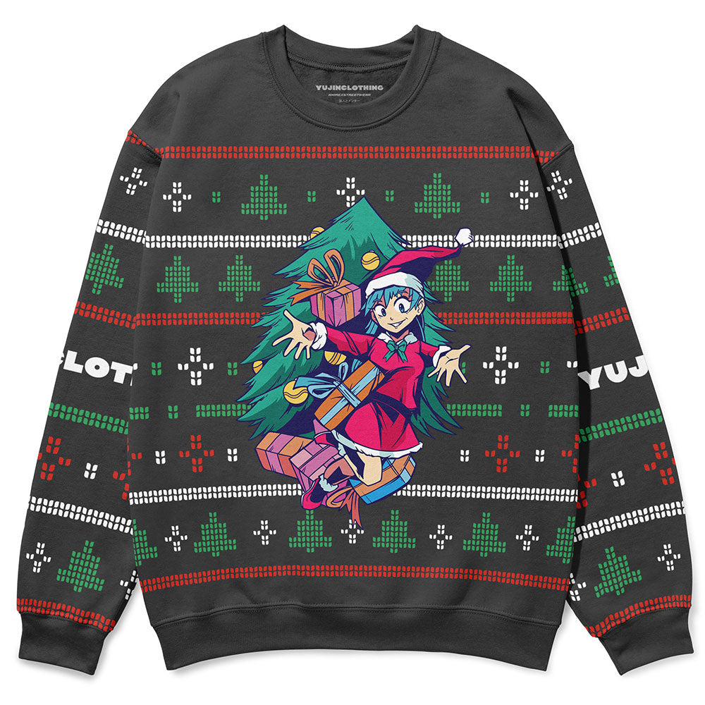 Merry Christmas Girl Ugly Sweatshirt