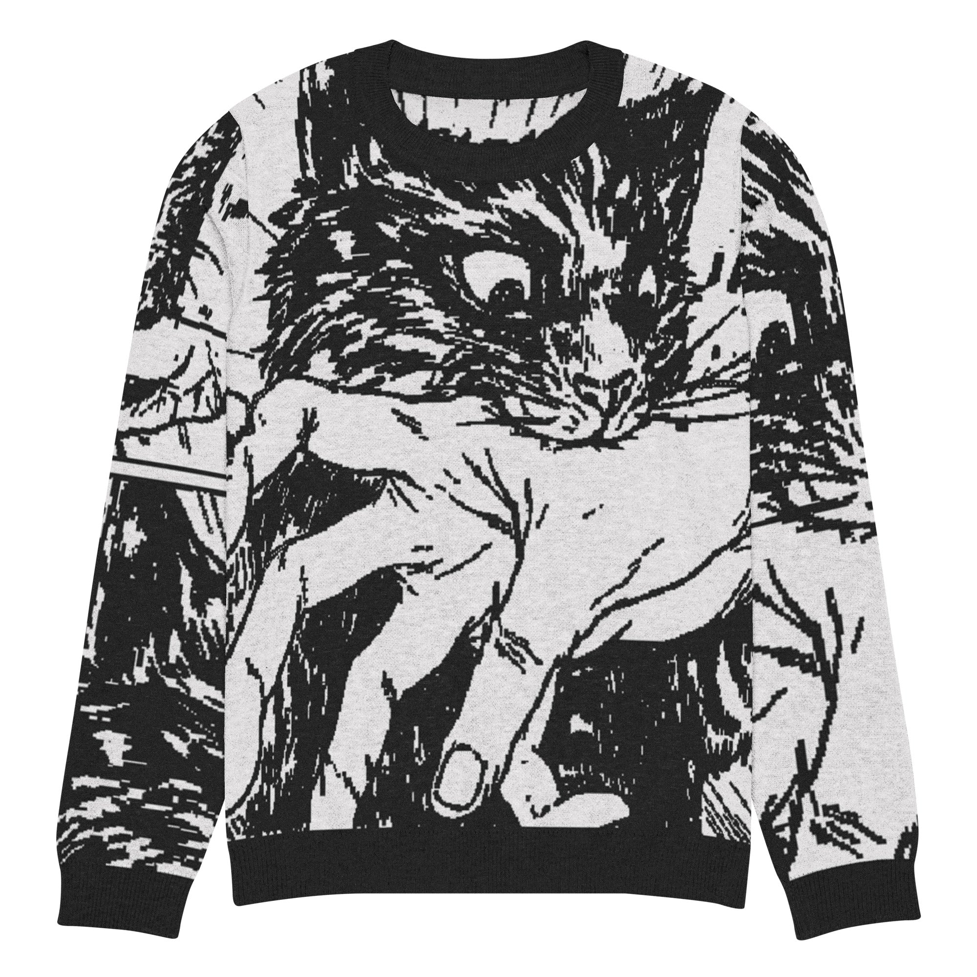 Sudden Attack Knitted Sweatshirt