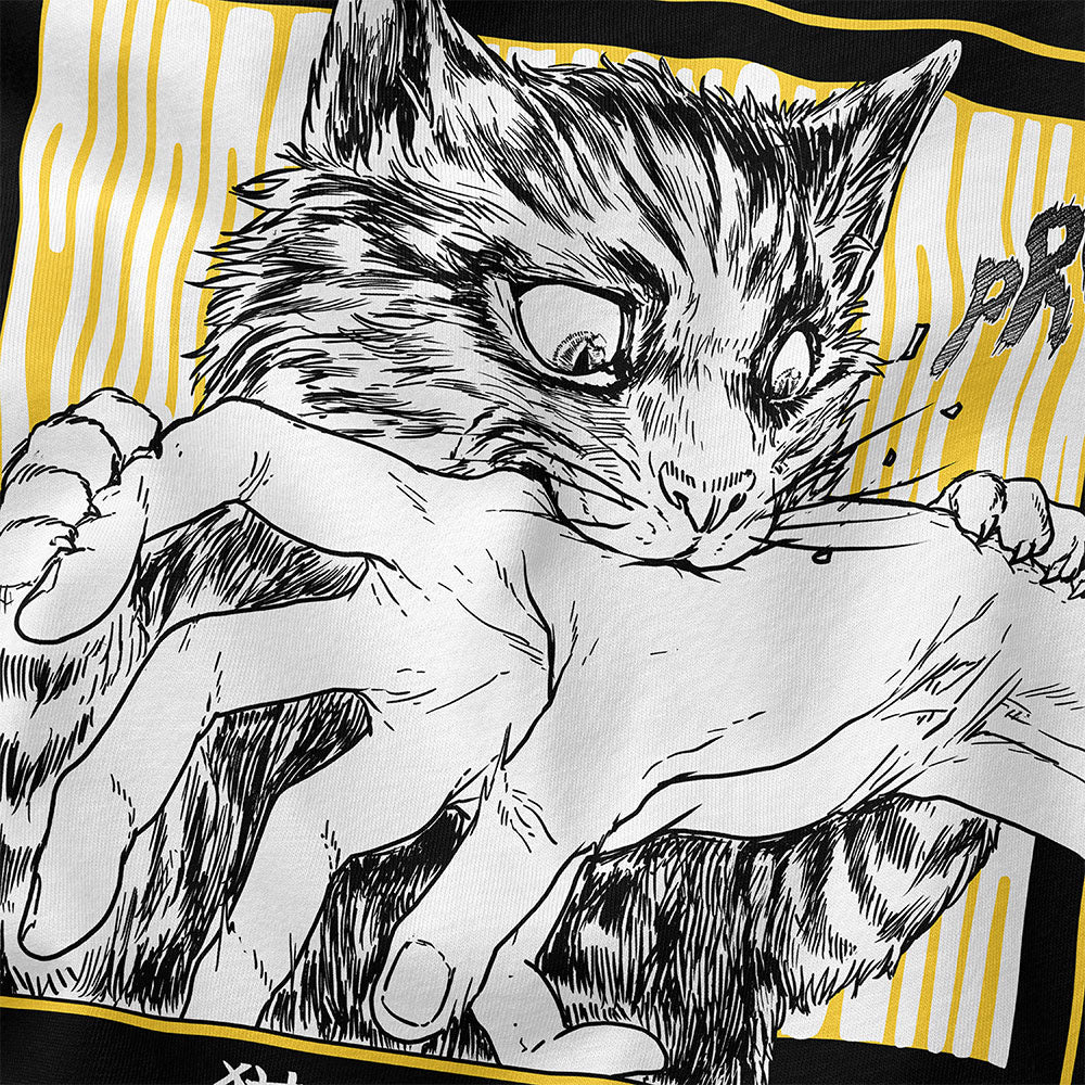 Sudden Bite Cat T-Shirt
