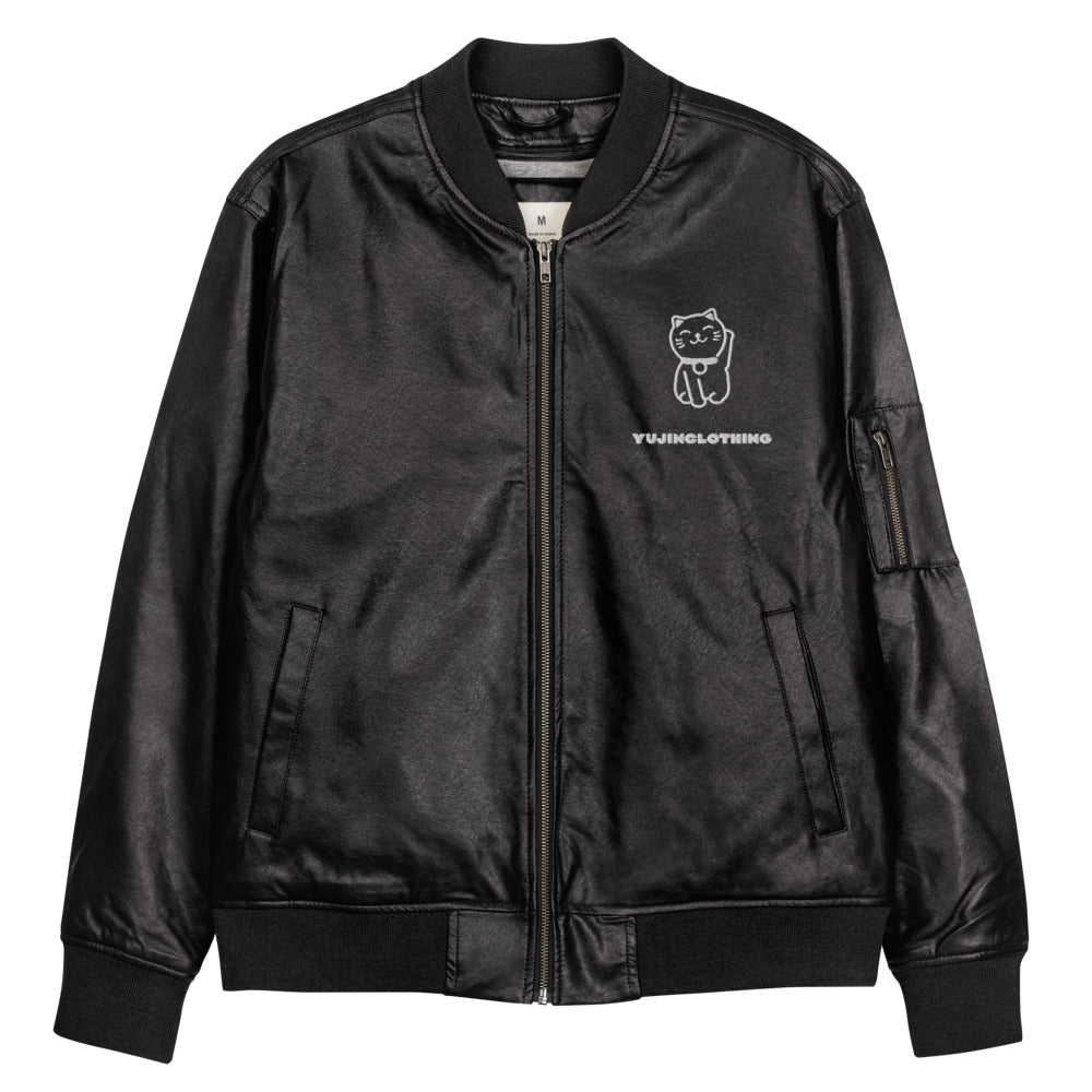 Lucky Cat Leather Jacket