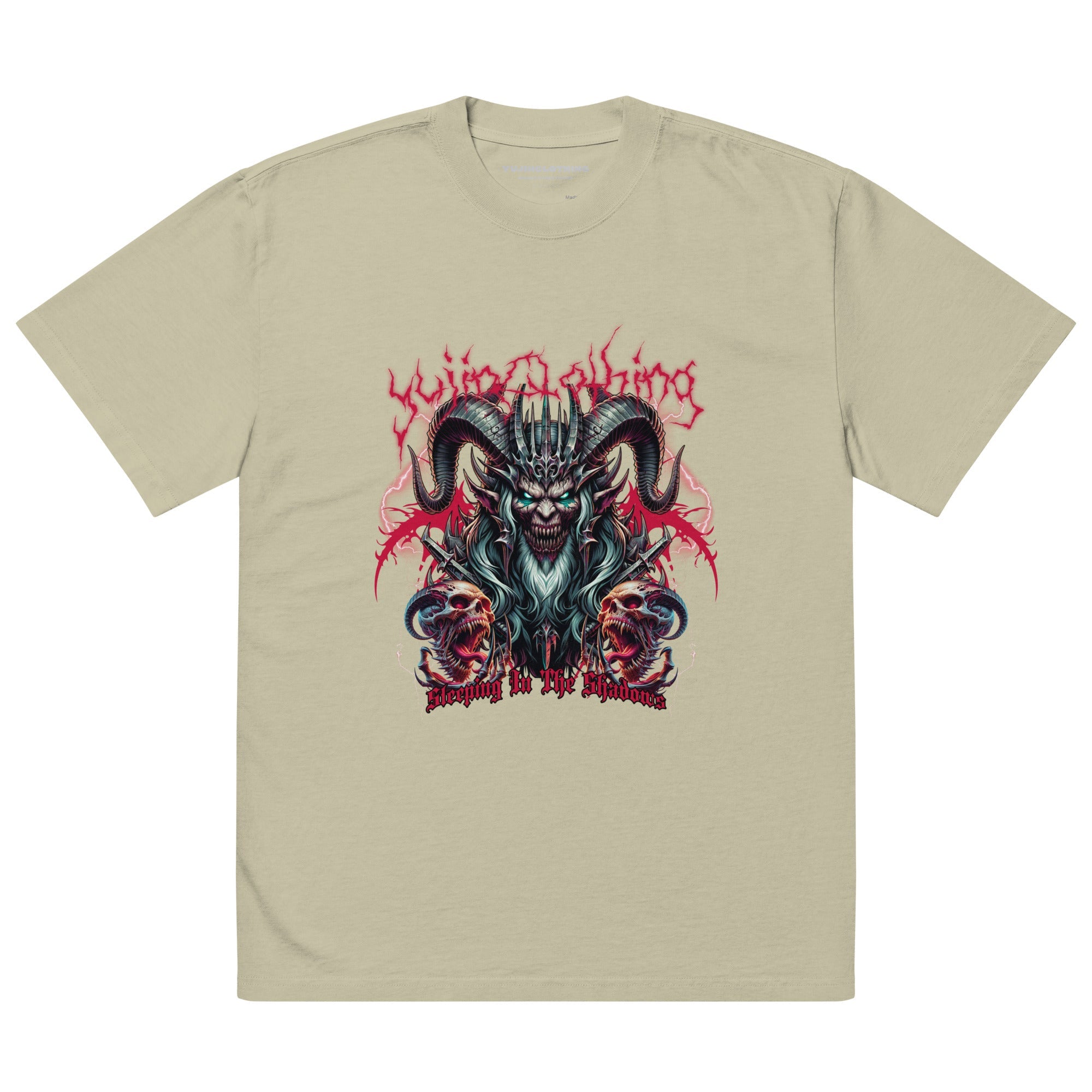 Darkness Oversized Faded T-Shirt